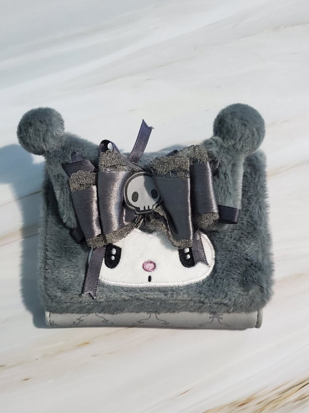 Her Universe Kuromi Lolita Fuzzy Mini Wallet